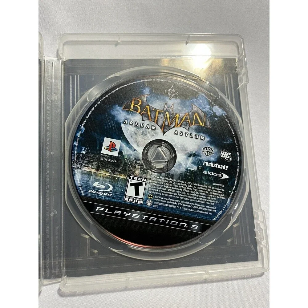 Batman Arkham Asylum 1st Release(Sony PlayStation 3, 2009) PS3 Complete